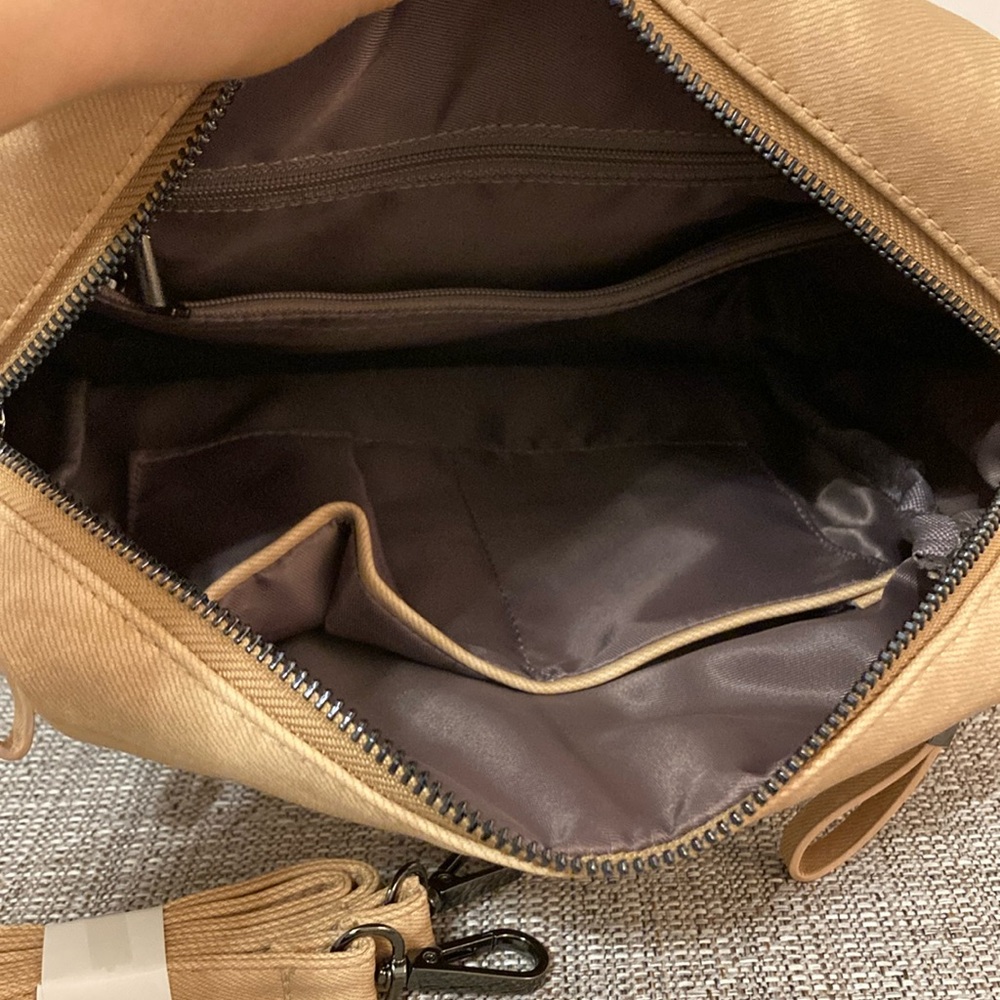 Tan Backpack With Front Pocket - image 3